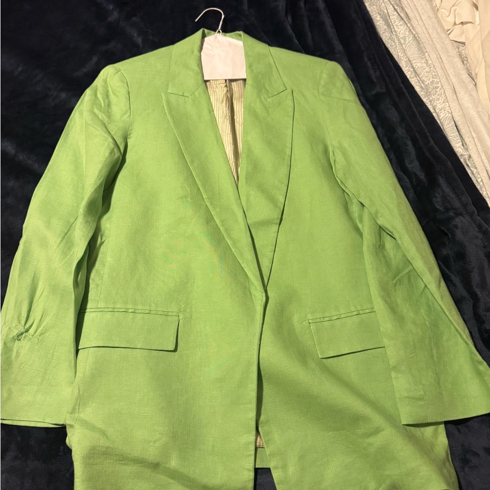 Zara Lime Green Blazer